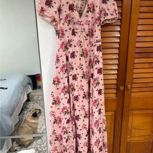 LoveShackFancy Floral Maxi Dress